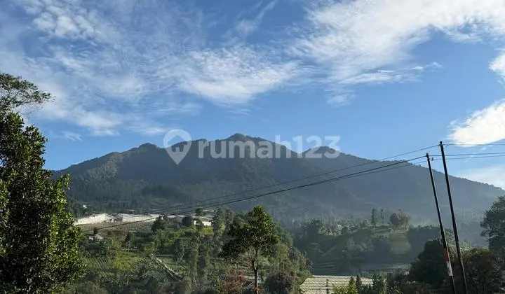 Tanah Premium Cisarua Lembang Cocok untuk Villa View Gunung Burangrang