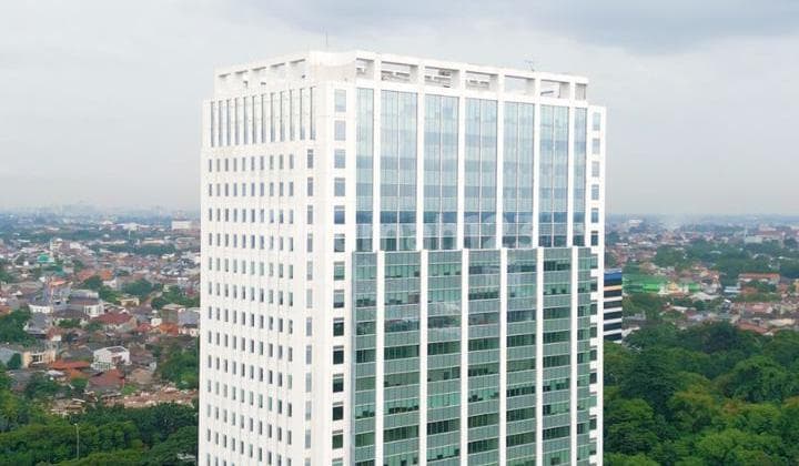 Gedung Perkantoran Plaza Oleos Jaksel 11248M2 22Lt Celing Tinggi tersedia Smarlift Lokasi Strategis