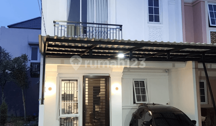 Rumah Hoek Savia Park Nusaloka BSD Semi Furnish 3KT 72m2 Siap AJB