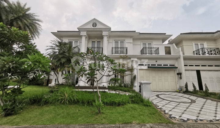 Rumah Mewah Hoek Fontainebleau Golf BSD 544m 5+2KT Ada Kolam Renang