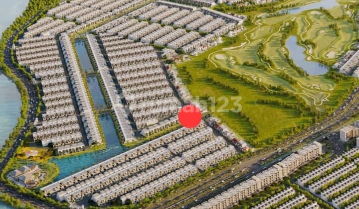 Kavling Residensial Hoek Permata Golf Pik 2 450M2 15X30 View Danau Siap Bangun