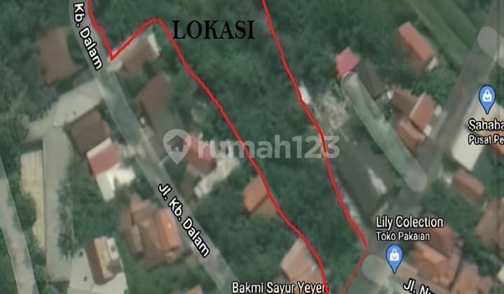 Kavling Luas 3.715M2 HGB Hadap Jalan Raya di Teluk Naga Tangerang