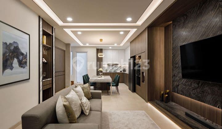 Rumah Mewah 6x17 3+1KT SHM Siap Huni Di Monaco Paramount Serpong