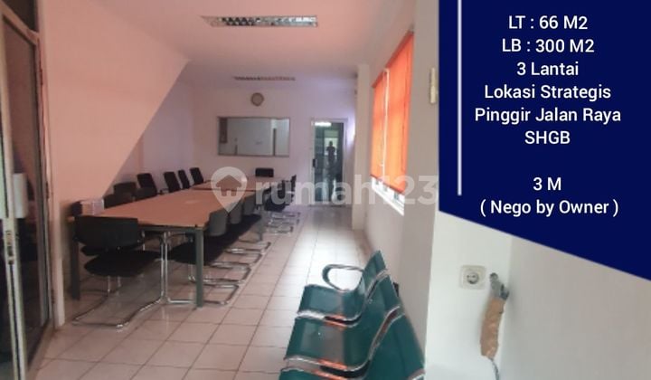 Dijual Ruko Kampung Melayu 3 Lantai Pinggir Jalan Raya, Jakarta Timur