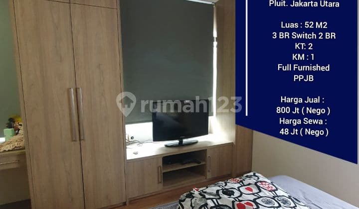 Dijual dan Disewakan Apartemen Green Bay Full Furnish, Jakarta Utara