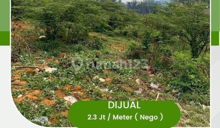 Dijual Cepat Lahan Tanah Jalan Raya Leuwiliang, Bogor. Jawa Barat