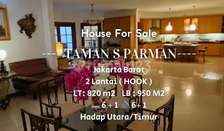 Dijual Cepat Rumah di S Parman 2 Lantai Hadap Timur.Jakarta Barat
