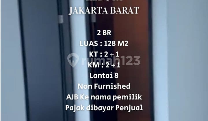 For Sale And For Rent Satu8 Residence Apartment 2 BR. Unfurnished. Kedoya. West Jakarta.