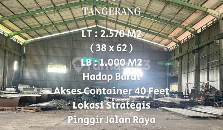 Dijual Murah Ex Pabrik Kawasan Industri di Cikupa. Tangerang. Banten