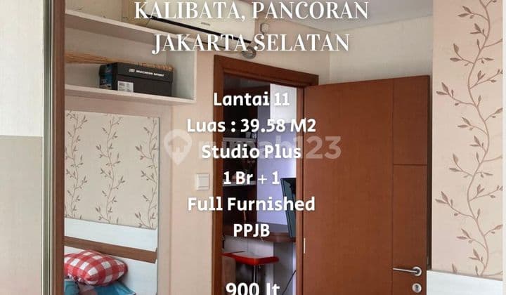 Dijual Apartemen Woodland Park Residence Studio Plus Full Furnished, Jakarta Selatan