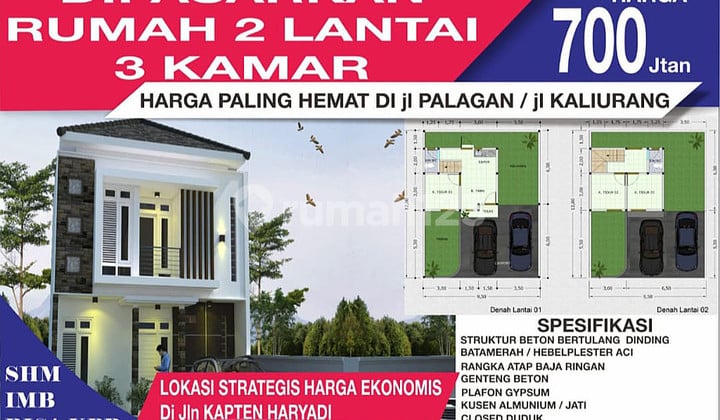 1 Unit Kavling Siap Bangun di Jl Kapten Haryadi, Sleman Yogyakarta