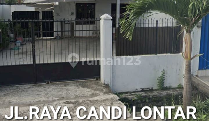 Murah Rp.5 Milyaran Dijual 375 M2 Rumah Usaha Hook Nol Jalan Raya Candi Lontar - Manukan Wetan- Tandes Surabaya Barat Dekat Spbu Manukan, Pasar Manukan,Terminal Manukan Strategis Hadap Nol Jalan Raya Kembar Cocok Buat Segala Usaha - Surat SHM