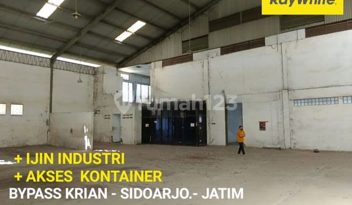 Jual / Sewa Gudang + Kantor di Satria Eco Park Bypass Krian Sidoarjo