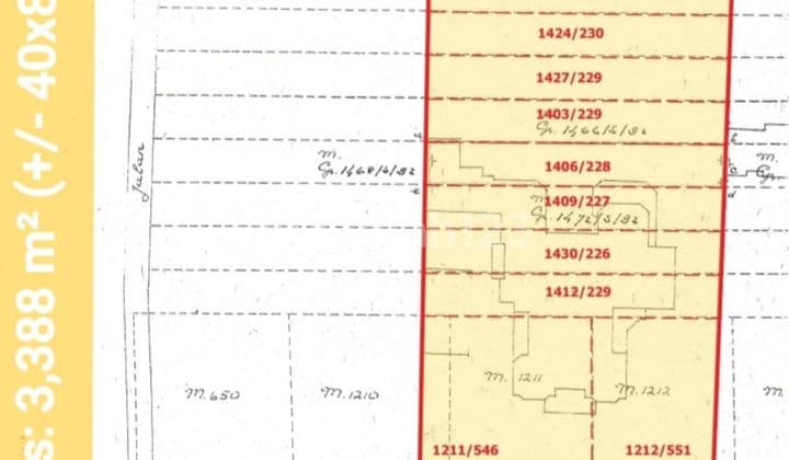 Dijual 3388 m2 Tanah Surabaya di Jalan Raya Sidosermo Indah - Cocok buat Usaha - Dekat Raya Prapen, Jemursari