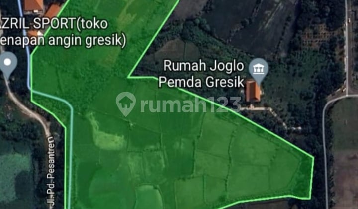 Dijual 4,9 Hektar Tanah Kebomas Gresik Jatim- Komersial Area Depan Icon Mall Gresik Cocok Dibangun Apartemen, Hotel, Shopping Mall, Perkantoran, Rumah Sakit, Sekolah, Perumahan.dll