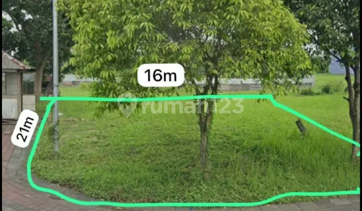 Dijual 321 M2 Tanah Kavling North Emerald Mansion Citraland Tn3 - Hook - HGB - Surabaya Barat Lokasi Terdepan Dekat Gwalk, Unesa