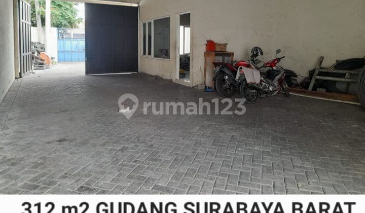 Dijual 312 m2 Gudang Surabaya Barat di Jl. Pesapen area Balas Klumprik- Kebraon - Raya Bangkingan dekat Raya Mastrip ,Akses TOL Gunungsari