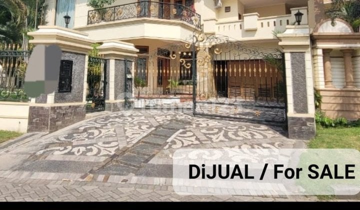 Murah Luas 653 M2 Dijual Rumah Graha Famili Blok D Surabaya - Hook - Full Furnished - Spesial Row Jalan Lebar Istimewa - Baru Renov Cantik Siap Huni
