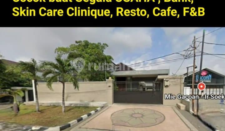 Dijual 1300 M2 Rumah Komersial Nol Jalan Raya Kembar Jalan Dr. Ir.h.soekarno / Dharmahusada Indah Utara Samping Mie Gacoan, Depan Unair Kampus ,Dekat Galaxy Mall - Cocok Buat Segala Usaha , Garasi Carport 16 Mobil Luas , Ruang Loss Lebar - Surat SHM