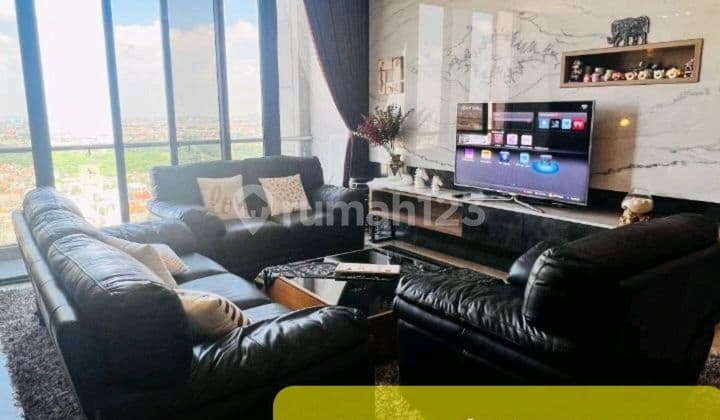 For Sale Voila Apartment Ciputra World Type 2 Bedroom Fully Furnished Modern Luxury Special Private Balcony - Access to Ciputra World Surabaya Mall.