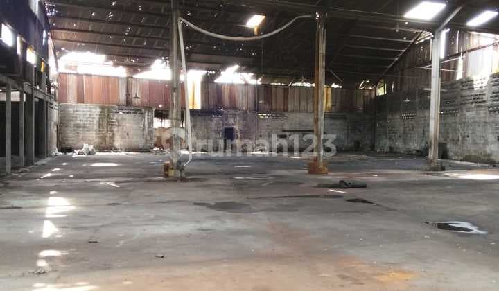 Dijual Gudang Hadap Nol Jalan Raya - Jalan Raya Mastrip