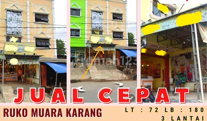 Ruko Muara Karang Raya 3 Lantai Jalan 4 Mobil