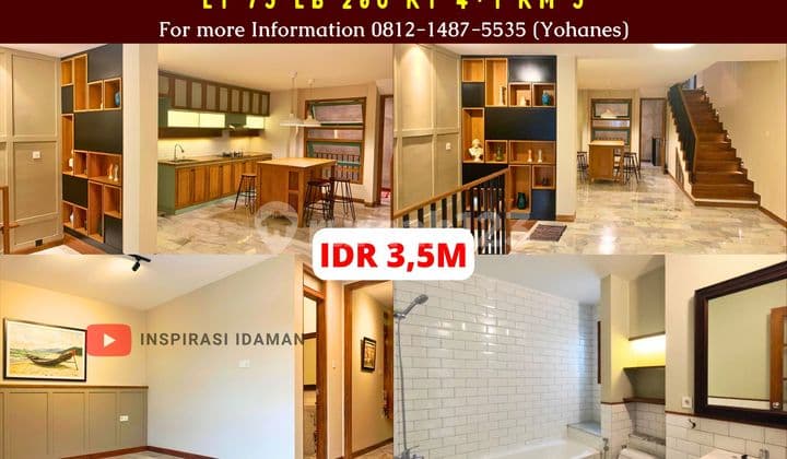 Rumah Baru Minimalis 5X15mtr 4 Lantai Termurah Cipinang