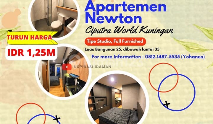 Newton Ciputra World Kuningan Lantai 30 Tipe Studio