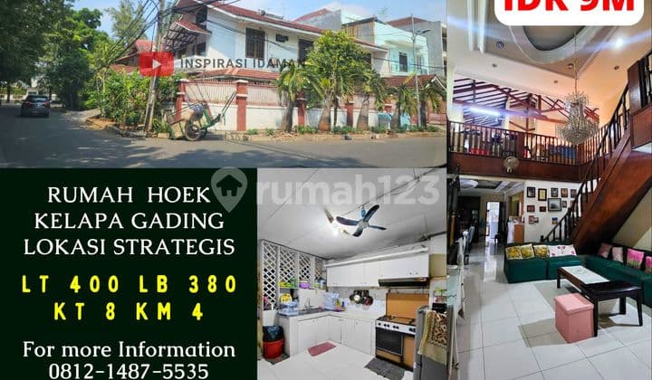 Rumah Kelapa Gading Hoek Lokasi Strategis