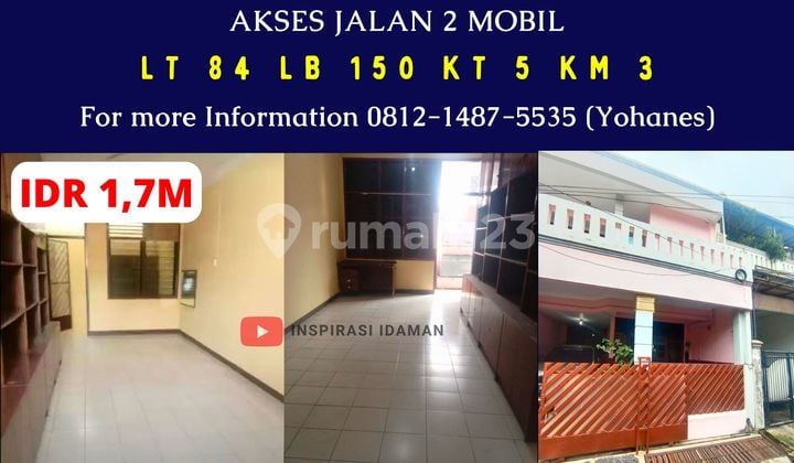 Rumah Cipinang Lokasi Strategis Akses Jalan 2 Mobil