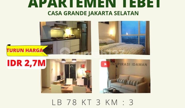 Apt Casa Grande Tower Montana Lantai 31 Samping Mall Kasablanka