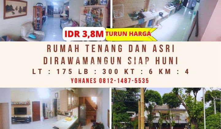Rumah Tenang Siap Huni di Rawamangun 2 Lantai Asri