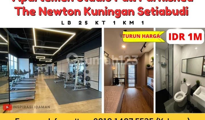 Apartemen Studio Lantai 20 The Newton 1 Kuningan Setiabudi