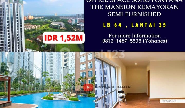 Office Space Soho 64Mtr Fontana The Mansion Kemayoran