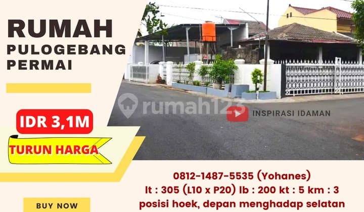 Rumah Pulo Gebang Permai Lokasi Strategis