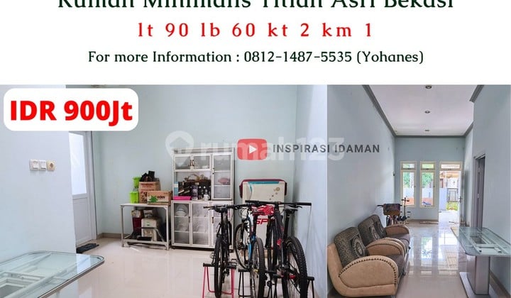 Rumah Minimalis Titian Asri Bekasi Medan Satria