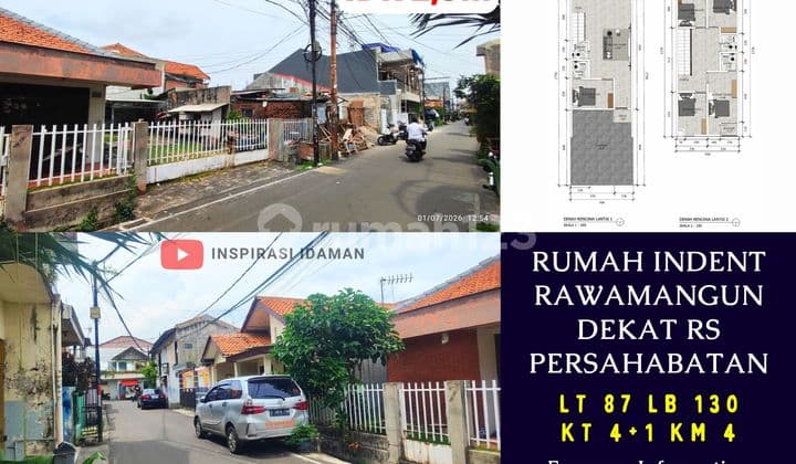 Rumah Indent Rawamangun Dekat Rs Persahabatan