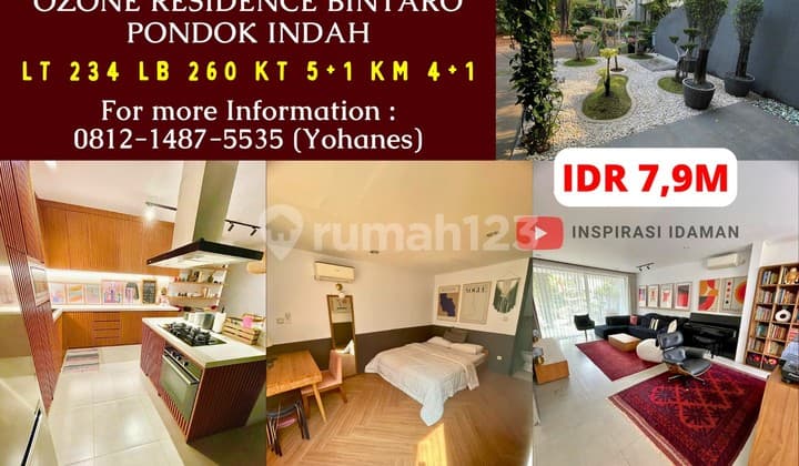Rumah Estetik Premium Ozone Residence Bintaro Pondok Indah
