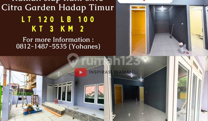 Rumah 8X15 Citra Garden 1 Hadap Timur Kalideres