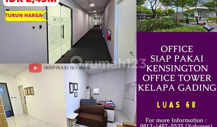 Office Siap Pakai Lantai 9 Kensington Office Tower Kelapa Gading