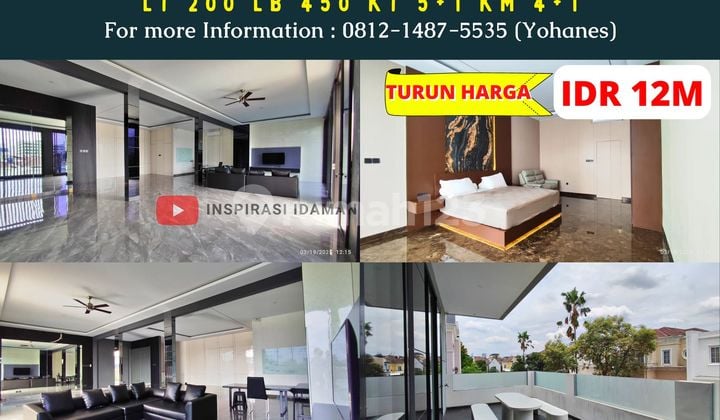 Brand New Luxury 3 Lantai 200Mtr Casa Goya Park Residence