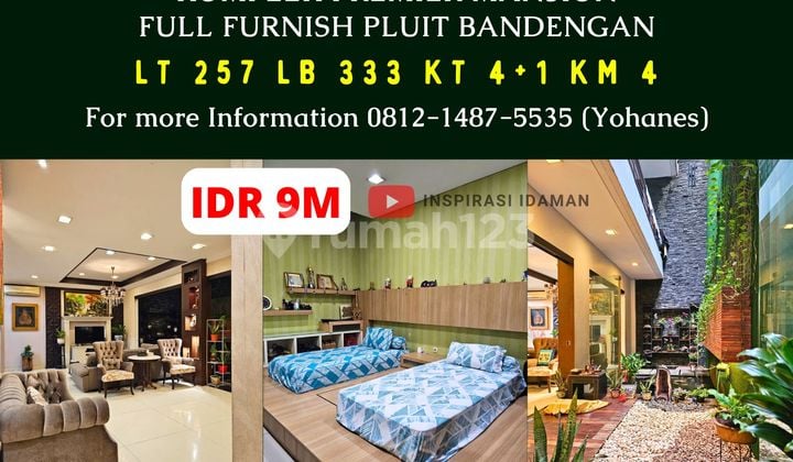 Komplek Premier Mansion 257Mtr Full Furnish Pluit Bandengan