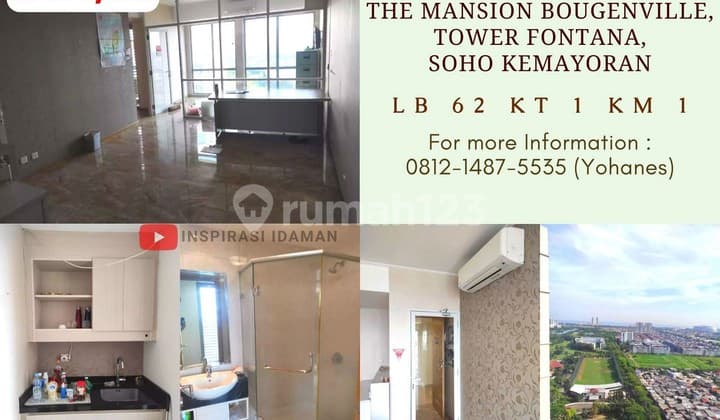 The Mansion Bougenville 1Br 62Mtr Tower Fontana Soho Kemayoran