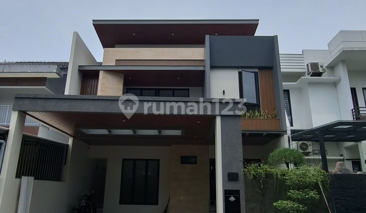 Dijual Rumah 2 Lantai Desain Modern Kontemporer Di Bsd City Taman Crhysan