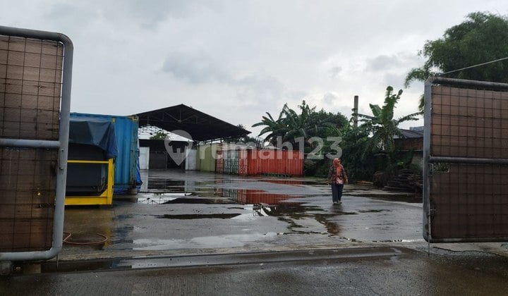 Murah Tanah Komersial Bonus Workshop/ Gudang di Jln Raya Jatiasih