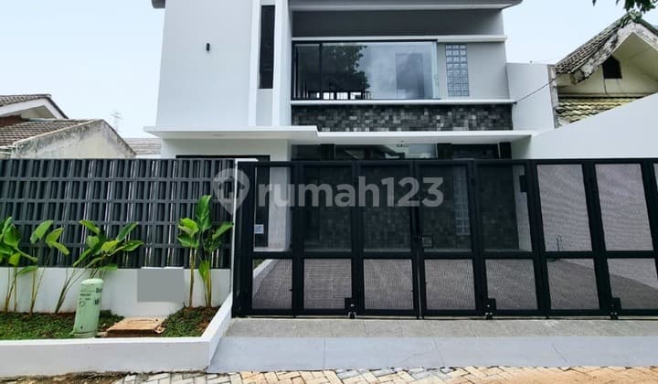 DIJUAL RUMAH KONTEMPORER MODERN MINIMALIS 2LT SIAP HUNI STRATEGIS