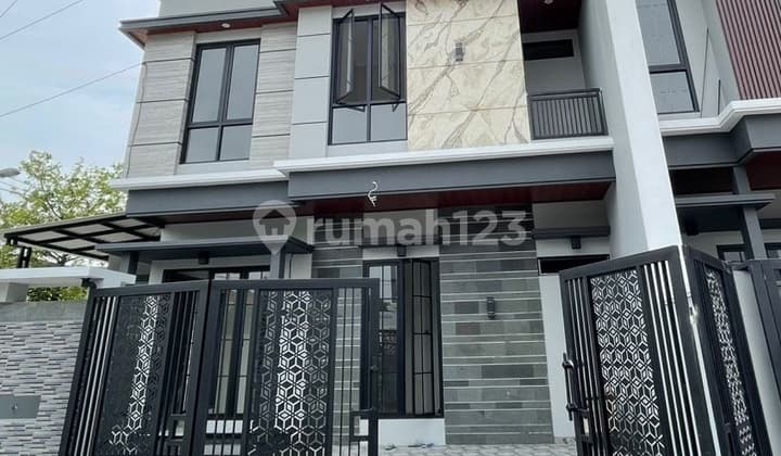 Rumah Baru Mewah Araya Galaxy Bumi Permai Surabaya Siap Huni bisa KPR