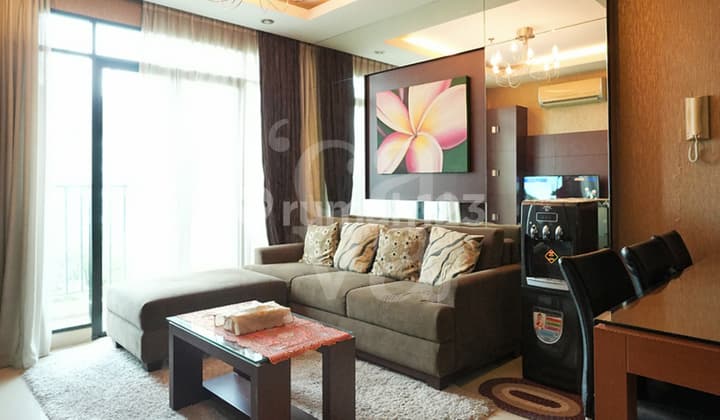 Apartemen Hampton Park, Tower A, 58 Sqm, 2 Br, Furnished