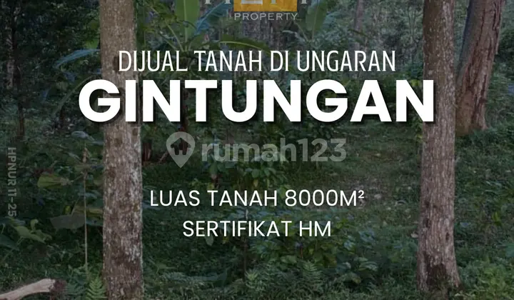 Dijual Tanah di Gintungan Ungaran, Semarang