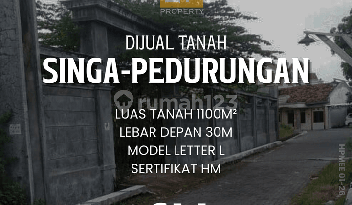 Land for Sale in Singa Tengah Pedurungan Semarang Land for Sale in Singa Tengah Pedurungan Semarang